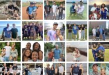 a collage of photos of people and their families